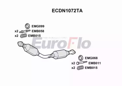 Катализатор (EuroFlo: ECDN1072TA)