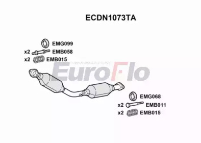 Катализатор (EuroFlo: ECDN1073TA)