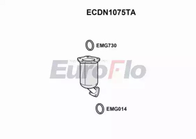 Катализатор (EuroFlo: ECDN1075TA)