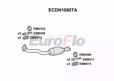 Катализатор (EuroFlo: ECDN1080TA)