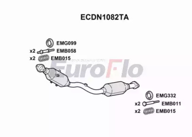 Катализатор (EuroFlo: ECDN1082TA)