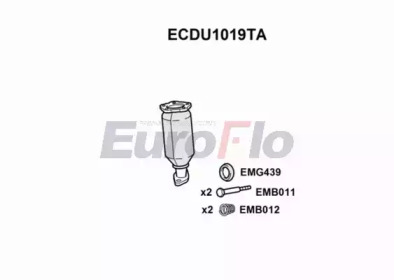 Катализатор (EuroFlo: ECDU1019TA)