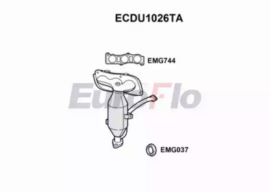 Катализатор (EuroFlo: ECDU1026TA)