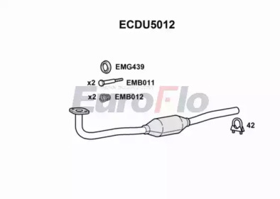 Катализатор (EuroFlo: ECDU5012)