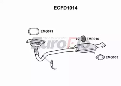 Катализатор (EuroFlo: ECFD1014)