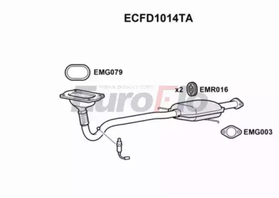 Катализатор (EuroFlo: ECFD1014TA)