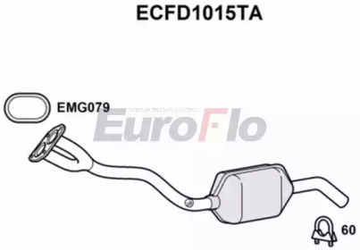 Катализатор (EuroFlo: ECFD1015TA)