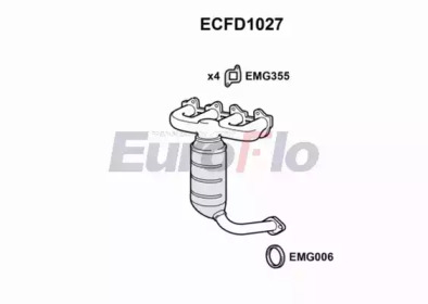 Катализатор (EuroFlo: ECFD1027)