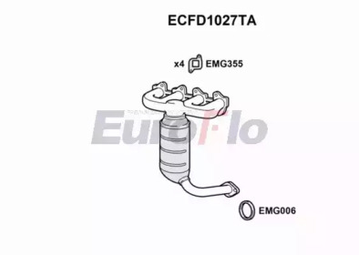 Катализатор (EuroFlo: ECFD1027TA)