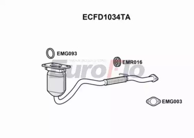 Катализатор (EuroFlo: ECFD1034TA)