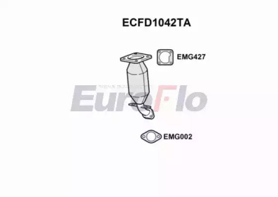 Катализатор (EuroFlo: ECFD1042TA)