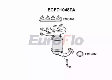 Катализатор (EuroFlo: ECFD1048TA)