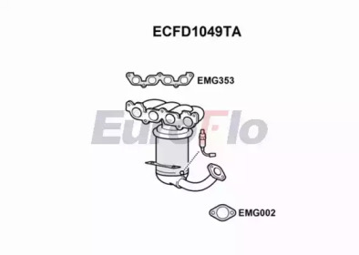 Катализатор (EuroFlo: ECFD1049TA)