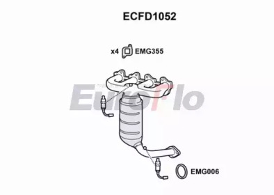 Катализатор (EuroFlo: ECFD1052)