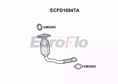 Катализатор (EuroFlo: ECFD1054TA)