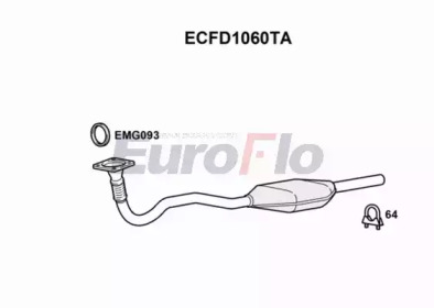 Катализатор (EuroFlo: ECFD1060TA)