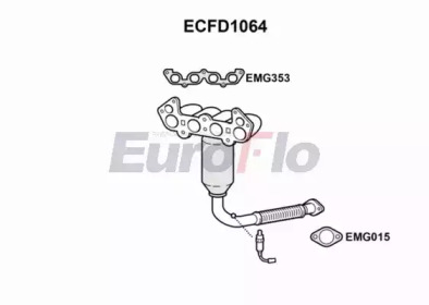 Катализатор (EuroFlo: ECFD1064)