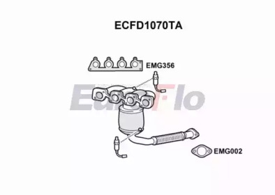 Катализатор (EuroFlo: ECFD1070TA)