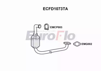 Катализатор (EuroFlo: ECFD1073TA)