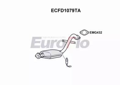 Катализатор (EuroFlo: ECFD1079TA)