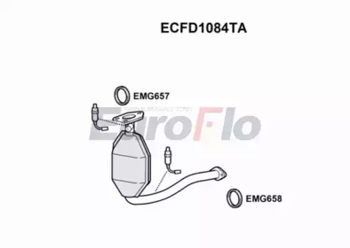 Катализатор (EuroFlo: ECFD1084TA)