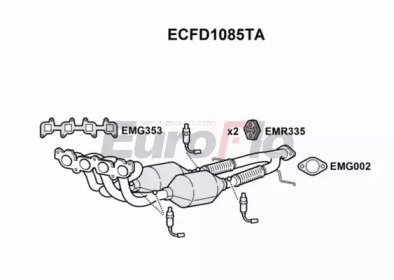 Катализатор (EuroFlo: ECFD1085TA)