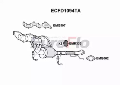 Катализатор (EuroFlo: ECFD1094TA)