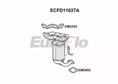 Катализатор (EuroFlo: ECFD1103TA)