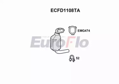 Катализатор (EuroFlo: ECFD1108TA)