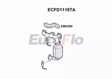 Катализатор (EuroFlo: ECFD1119TA)