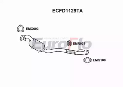 Катализатор (EuroFlo: ECFD1129TA)