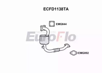 Катализатор (EuroFlo: ECFD1138TA)