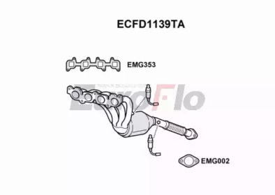 Катализатор (EuroFlo: ECFD1139TA)