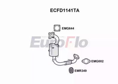 Катализатор (EuroFlo: ECFD1141TA)