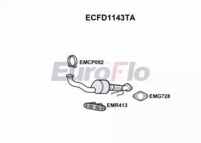 Катализатор (EuroFlo: ECFD1143TA)