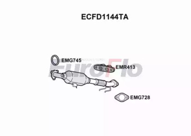 Катализатор (EuroFlo: ECFD1144TA)