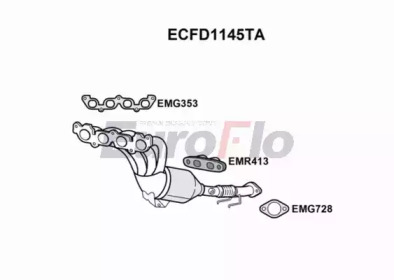 Катализатор (EuroFlo: ECFD1145TA)