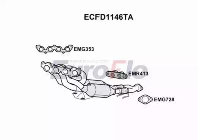 Катализатор (EuroFlo: ECFD1146TA)