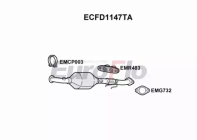 Катализатор (EuroFlo: ECFD1147TA)