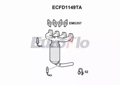 Катализатор (EuroFlo: ECFD1149TA)