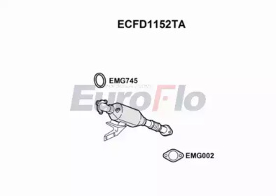 Катализатор (EuroFlo: ECFD1152TA)