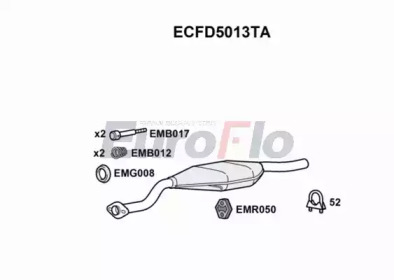 Катализатор (EuroFlo: ECFD5013TA)