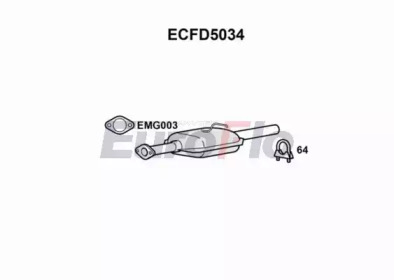 Катализатор (EuroFlo: ECFD5034)