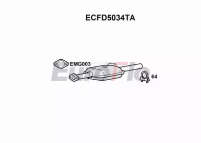 Катализатор (EuroFlo: ECFD5034TA)