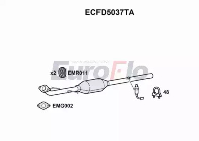 Катализатор (EuroFlo: ECFD5037TA)