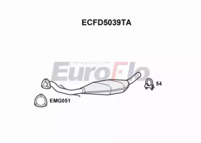 Катализатор (EuroFlo: ECFD5039TA)