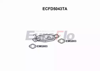 Катализатор (EuroFlo: ECFD5043TA)