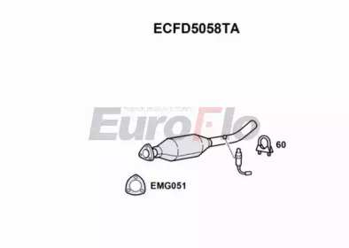 Катализатор (EuroFlo: ECFD5058TA)