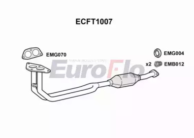 Катализатор (EuroFlo: ECFT1007)