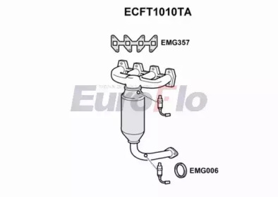 Катализатор (EuroFlo: ECFT1010TA)